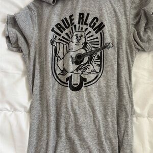 True Religion Kids Gray Graphic T-Shirt